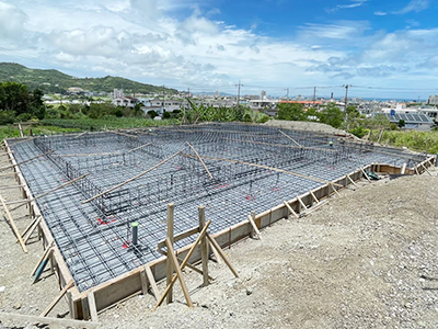 ダブル配筋完了